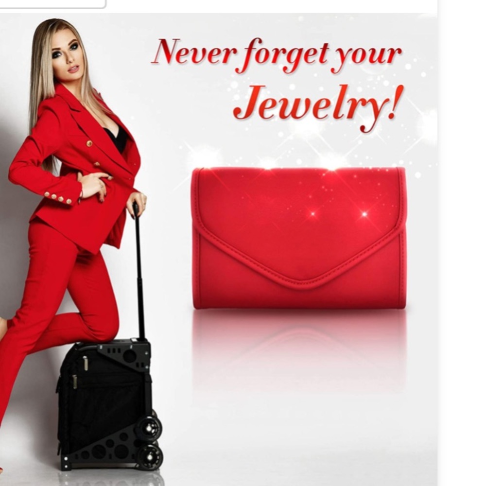 Jewelry organizer travel bag